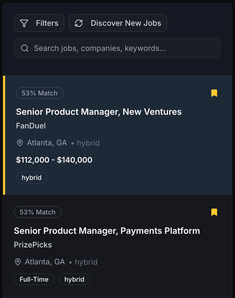 Smart Job Matching Feature